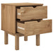 Bedside Cabinet Otta 45x39x57 Cm Solid Wood Pine Tanpil