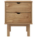 Bedside Cabinet Otta 45x39x57 Cm Solid Wood Pine Tanpil