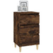 Bedside Cabinet Smoked Oak 40x35x70 Cm Engineered Wood