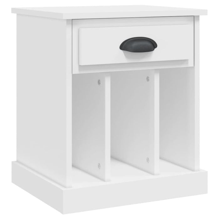 Bedside Cabinet White 43x36x50 Cm Noltaa