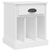 Bedside Cabinet White 43x36x50 Cm Noltaa