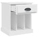 Bedside Cabinet White 43x36x50 Cm Noltaa