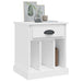 Bedside Cabinet White 43x36x50 Cm Noltaa