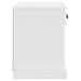 Bedside Cabinet White 43x36x50 Cm Noltaa