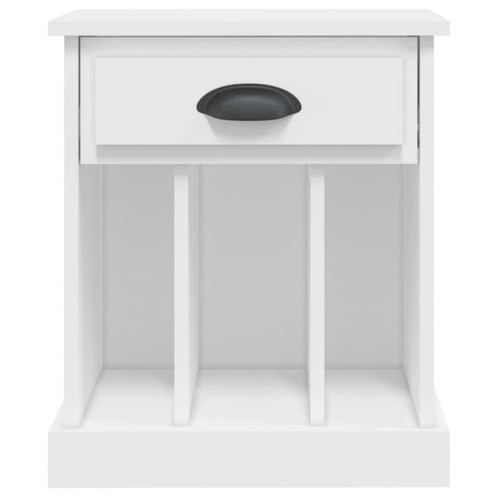 Bedside Cabinet White 43x36x50 Cm Noltaa