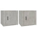 Bedside Cabinets 2 Pcs Concrete Grey 50x39x47 Cm Nollki