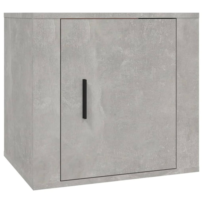 Bedside Cabinets 2 Pcs Concrete Grey 50x39x47 Cm Nollki