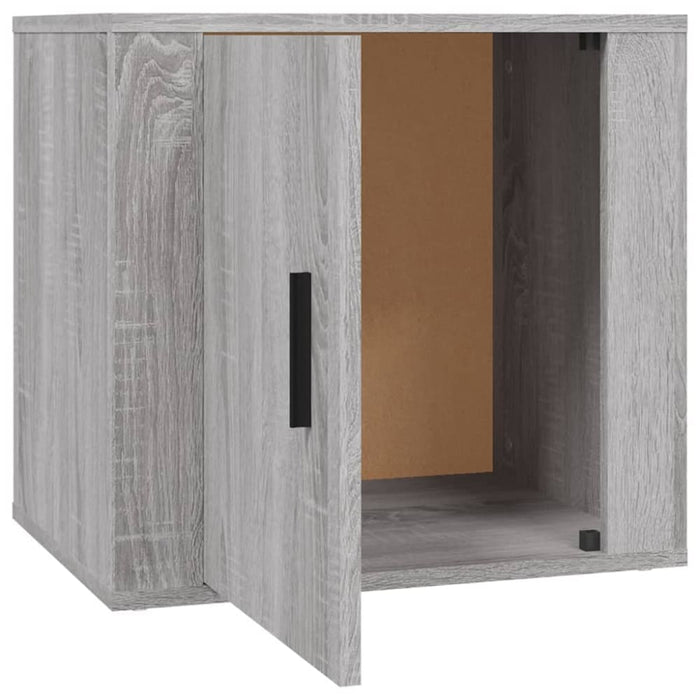 Bedside Cabinets 2 Pcs Grey Sonoma 50x39x47 Cm Nolibo