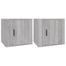 Bedside Cabinets 2 Pcs Grey Sonoma 50x39x47 Cm Nolibo