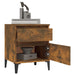 Bedside Cabinets 2 Pcs Smoked Oak 40x35x50 Cm Nxonpt