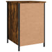 Bedside Cabinets 2 Pcs Smoked Oak 40x42x60 Cm Engineered