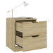Bedside Cabinets 2 Pcs Sonoma Oak 40x40x50 Cm Engineered