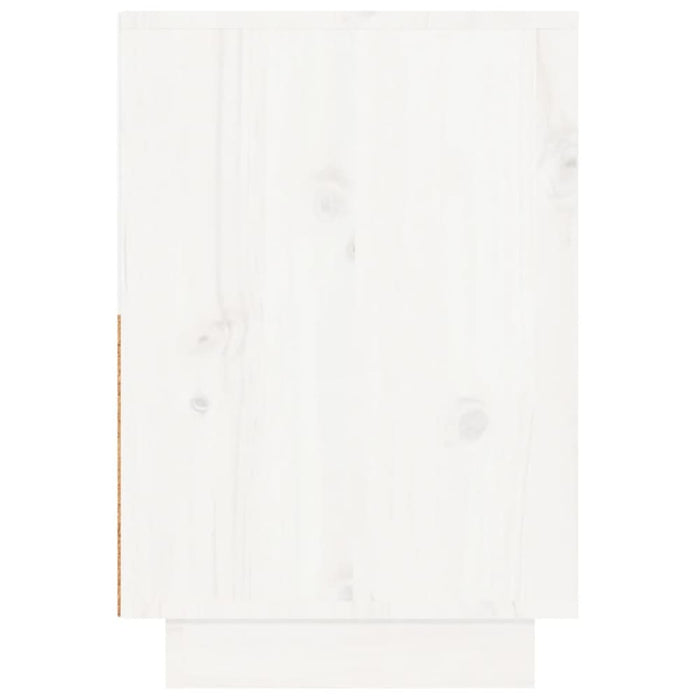 Bedside Cabinets 2 Pcs White 60x34x51 Cm Solid Wood Pine