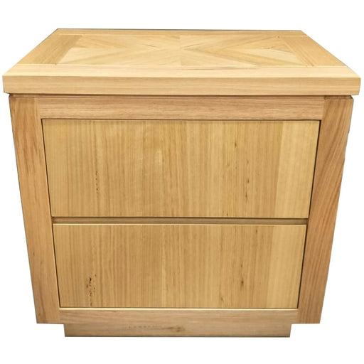 Bedside Table 2 Drawers Storage Cabinet Nightstand End