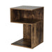 Bedside Table 2 Shelves Nightstand Side End Lamp Bedroom