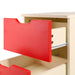 Bedside Table With Drawers Mdf Cabinet Storage 51 x 40cm