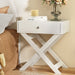 Bedside Table Side End Drawers Nightstand Bedroom Storage