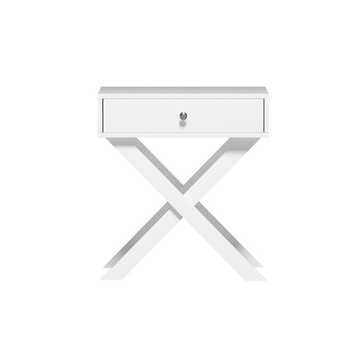 Bedside Table Side End Drawers Nightstand Bedroom Storage