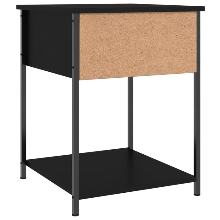 Bedside Tables 2 Pcs Black 44x45x58 Cm Engineered Wood