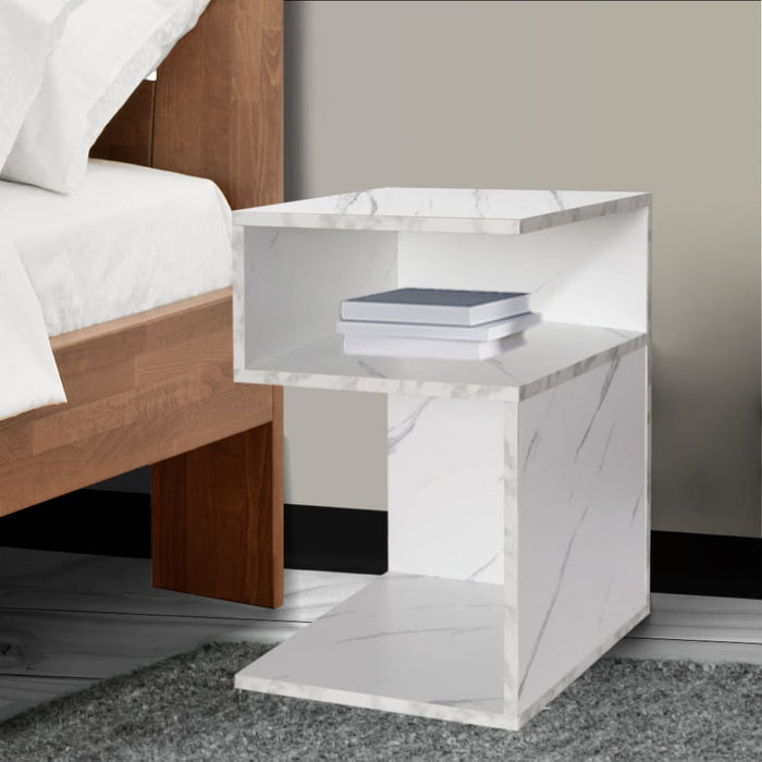 Bedside Tables Drawers Side Table Wood Nightstand Storage