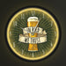 In Beer We Trust Bar Artwork Smart Voice Control Wall Clock
