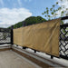 Beige Waterproof Fence Net Anti - uv Gazebo Sunshade