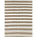 Beige/cream Striped Cotton Kilim Rug120x180 Cm