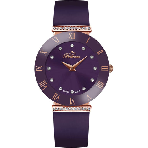 Bellevue E.114 Ladies Quartz Watch Purple 26mm
