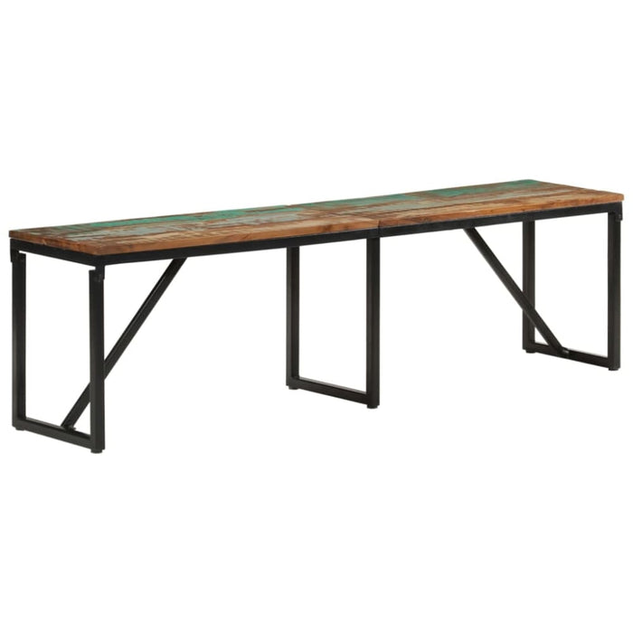 Bench 160x35x46 Cm Solid Wood Reclaimed Tpolnx