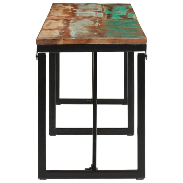 Bench 160x35x46 Cm Solid Wood Reclaimed Tpolnx