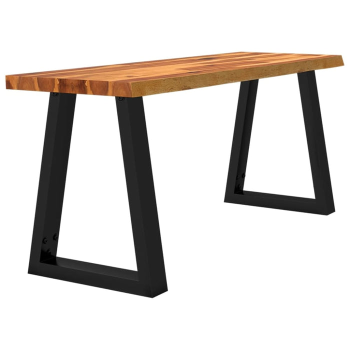 Bench With Live Edge 110 Cm Solid Wood Acacia Tptxkt