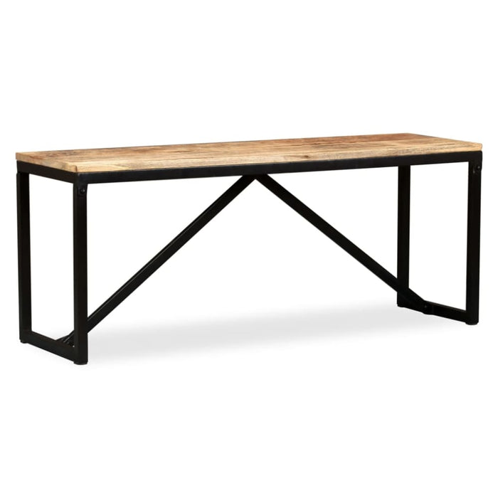Bench Solid Mango Wood 110x35x45 Cm Xaakbx