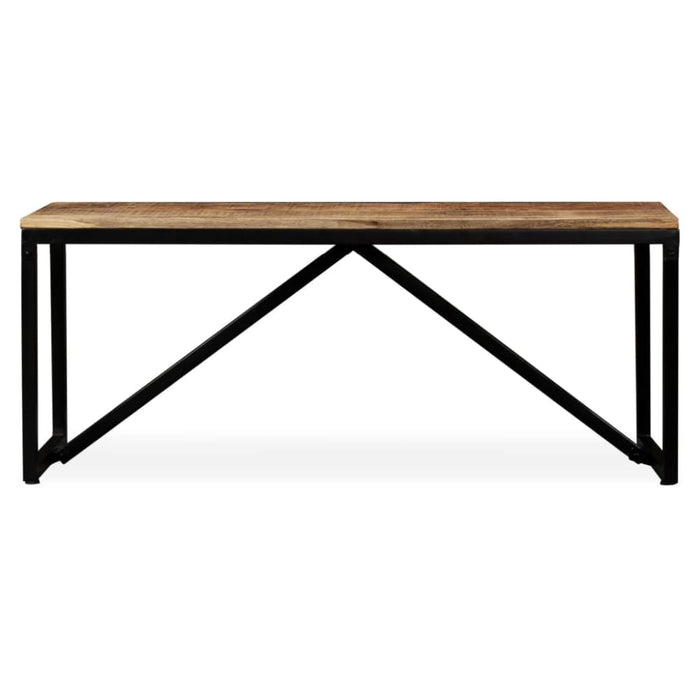 Bench Solid Mango Wood 110x35x45 Cm Xaakbx