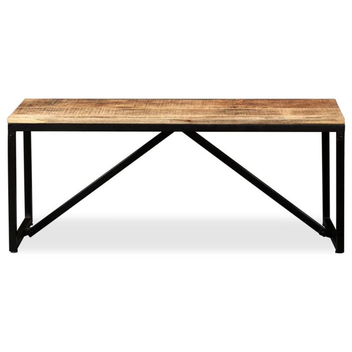 Bench Solid Mango Wood 110x35x45 Cm Xaakbx