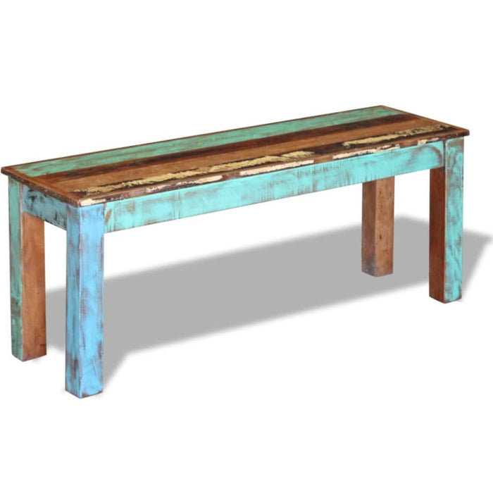 Bench Solid Reclaimed Wood 110x35x45 Cm Xatapa