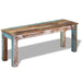 Bench Solid Reclaimed Wood 110x35x45 Cm Xatapa