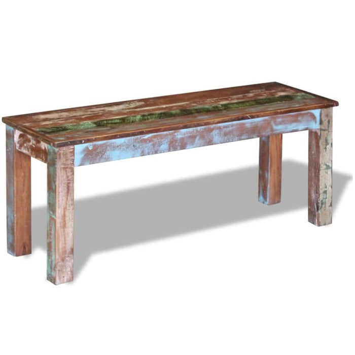 Bench Solid Reclaimed Wood 110x35x45 Cm Xatapa