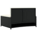 Spa Benches with Cushions 2 Pcs Black Poly Rattan Tlxxlx