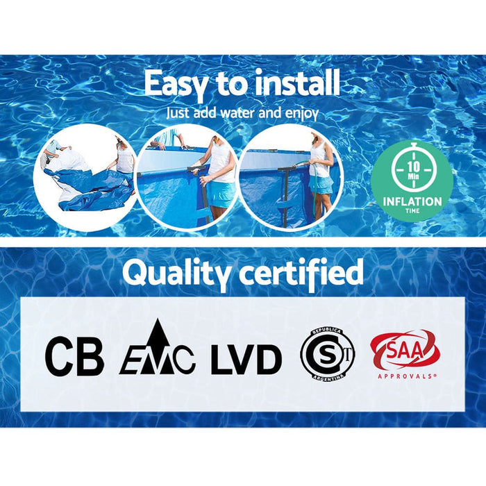 Bestway Swimming Pool Above Ground Frame Pools Outdoor Steel