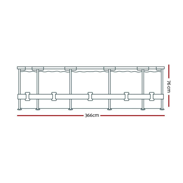 Bestway Swimming Pool Above Ground Pools Filter Pump 3.66m