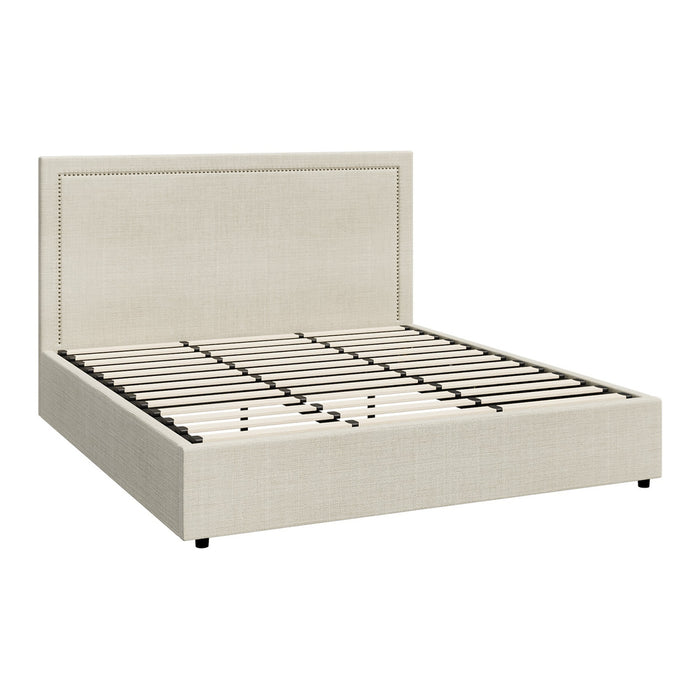 Bed Frame King Size Gas Lift Base With Storage Adi