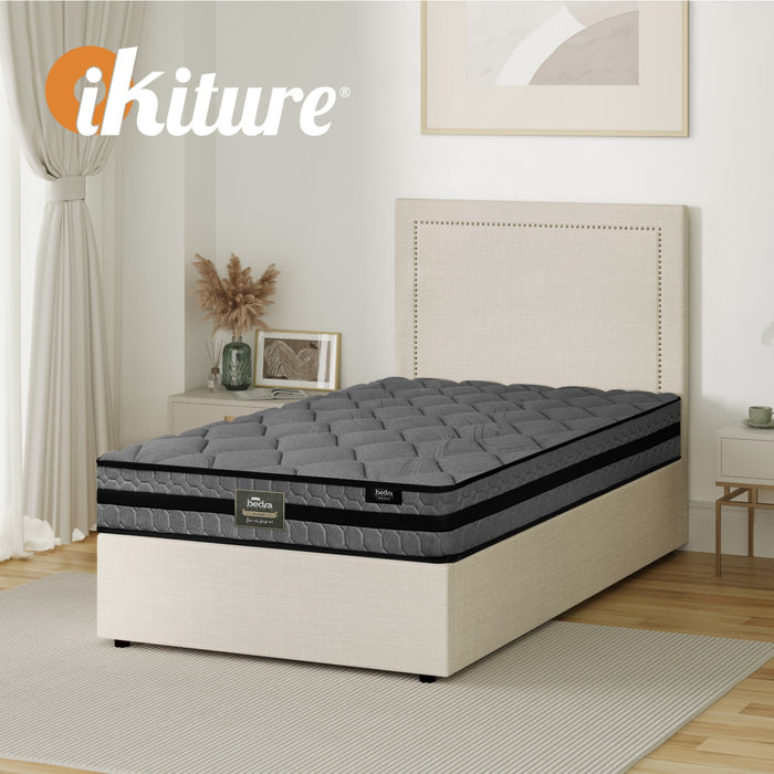 Bed Frame King Single Gas Lift Storage W/ Mattress Set Adi