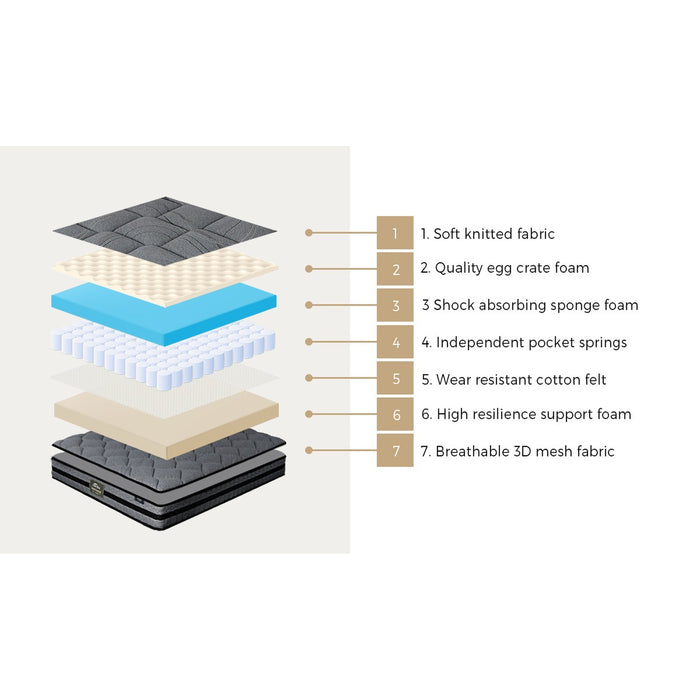 Bed Frame King Size Gas Lift Storage Boucle Bed Mattress Set Bily