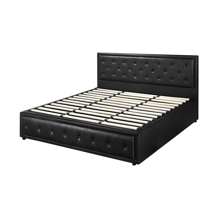 Bed Frame King Size Gas Lift Base With Storage