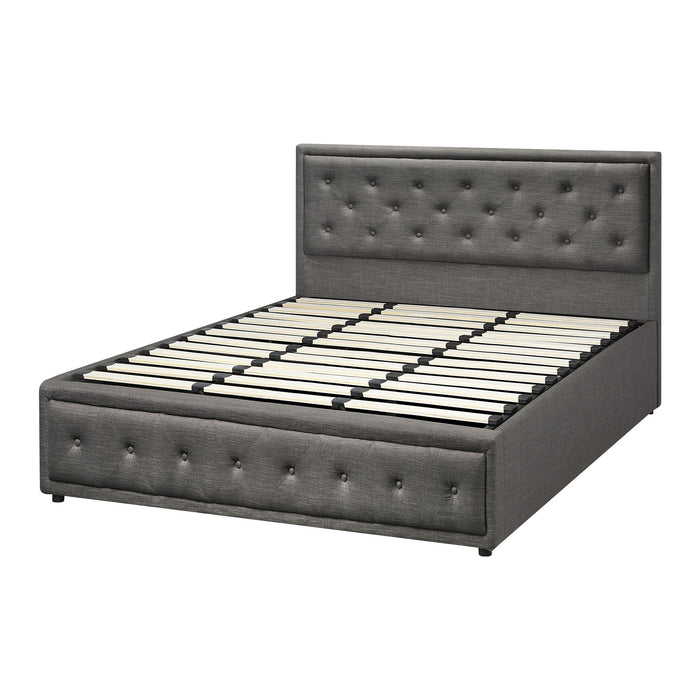 Bed Frame King Size Gas Lift Bed With Storage