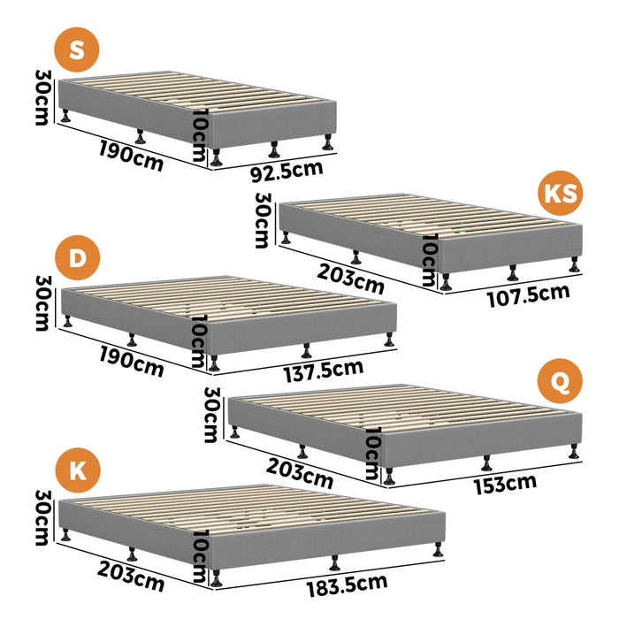 Bed Frame King Size Gas Lift Bed With Storage