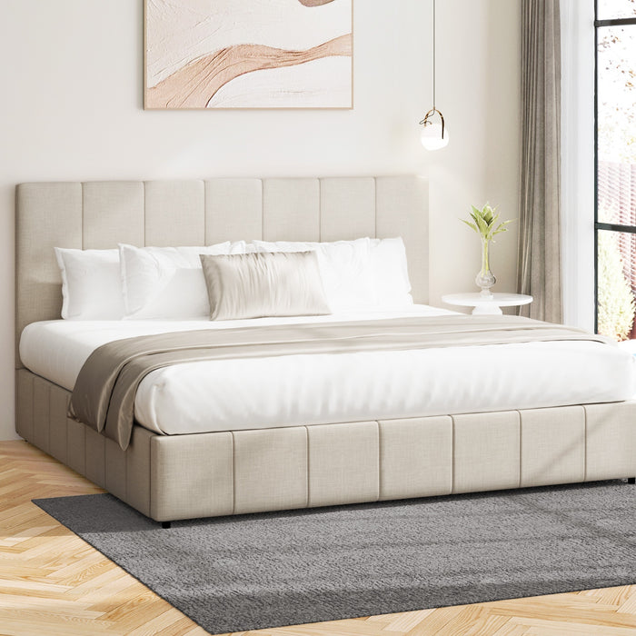 Bed Frame King Size Gas Lift Storage Beds