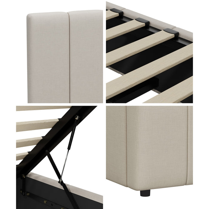 Bed Frame King Size Gas Lift Storage Beds