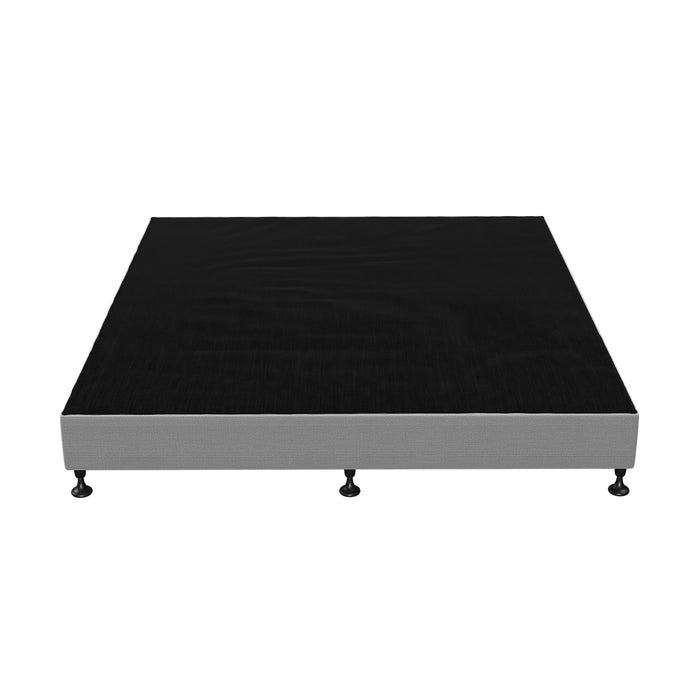 Bed Frame King Size Bed Base Platform Fabric Grey