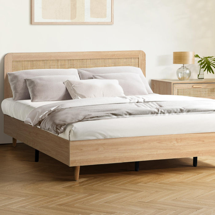 Bed Frame King Size Wooden Bed Platform Timber